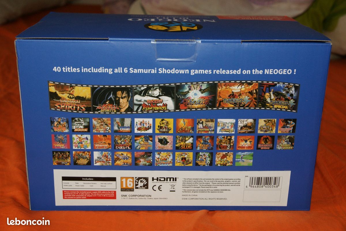 Neo Geo Mini Samurai Shodown Limited Edition Bundle-Ukyo Tachibana