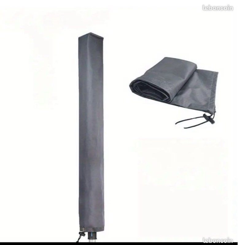 Housse de parasol protection grise (image 2)