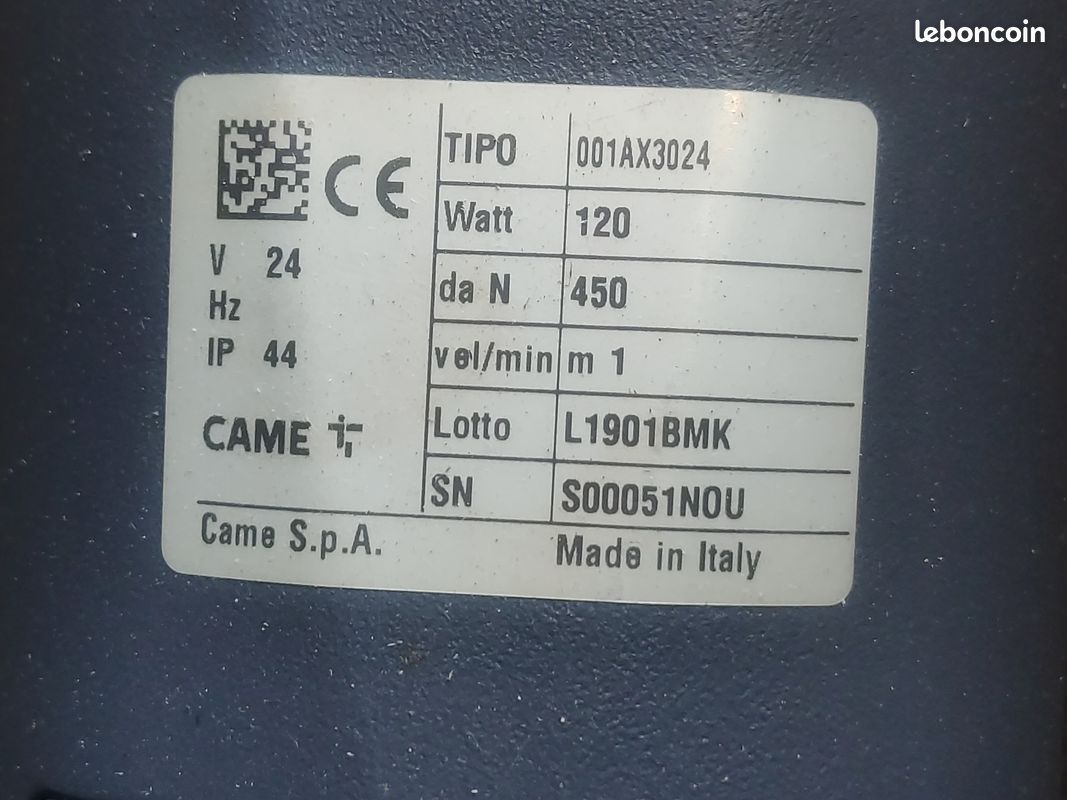Kit complet motorisation portail marque CAME (image 6)