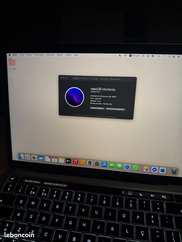 MacBook Pro 13 pouces M2 2022 (image 3)