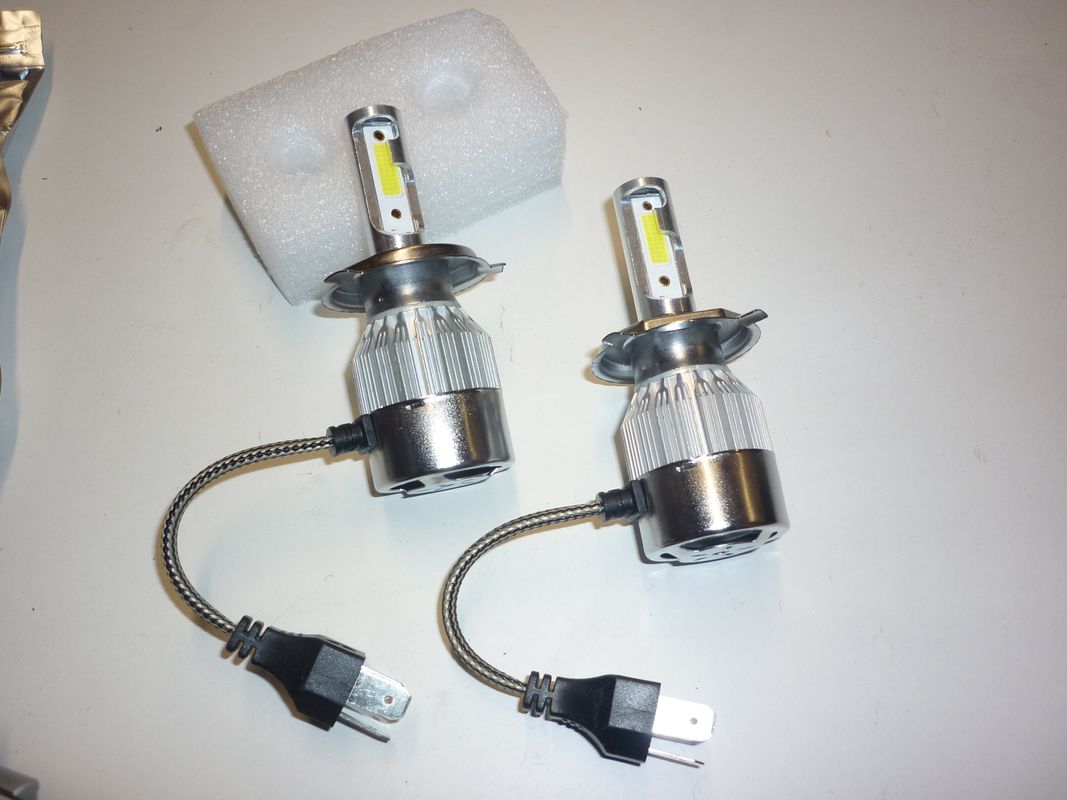 Kit 2 ampoules a led ventile h7 , h4 , h1 lumiere blanche froide -  Équipement auto