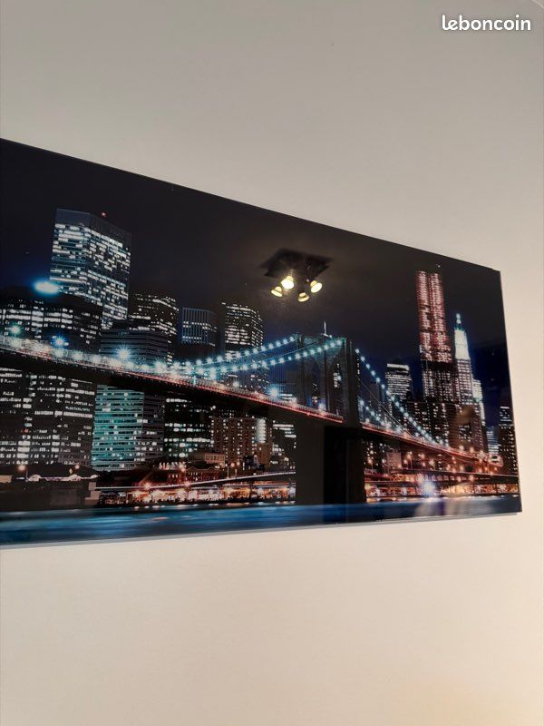 Tableau New York en verre (image 2)
