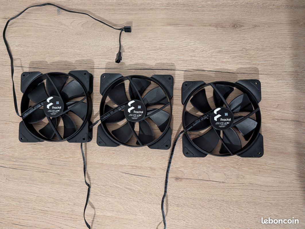 Ventilateurs Boîtier Fractal Design Aspect 14 PWM Black 140 mm NEUFS (image 1)