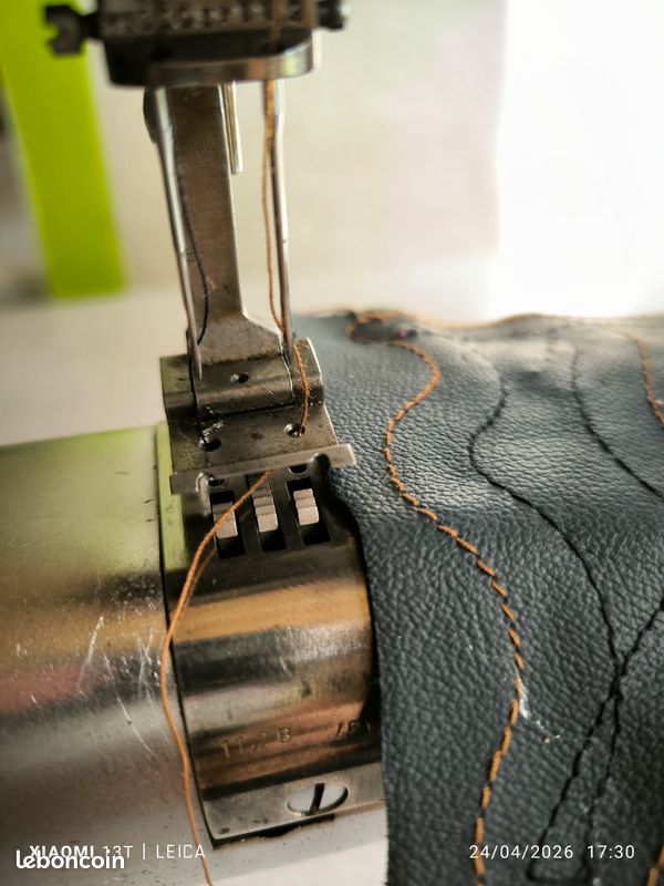 Machine à coudre cuir et textile à canon (image 2)