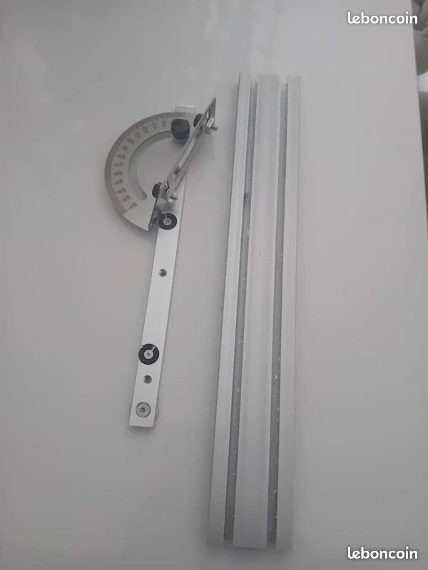 Jauge à Onglets 450 mm Règle Universelle de Jauge d'Onglet de Scie à Table, Jauge d'Onglet