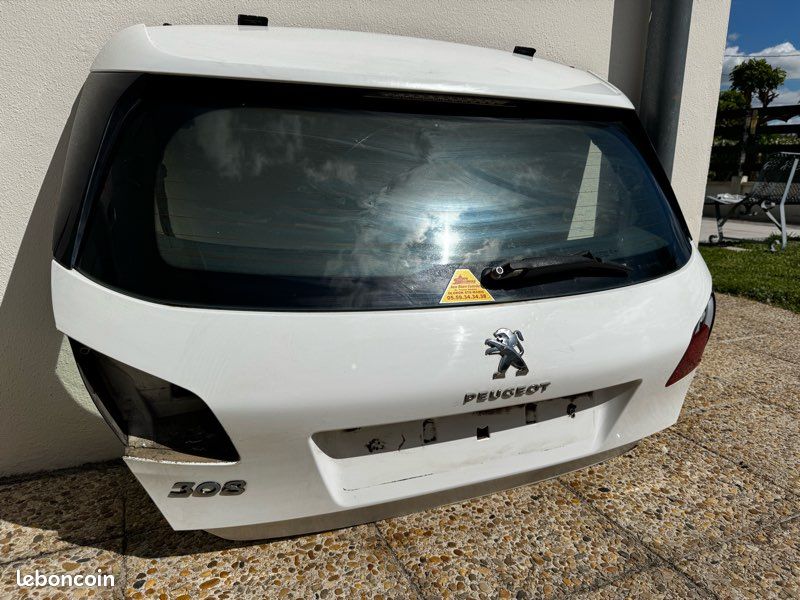 Coffre hayon malle arrière complète pour Peugeot 308 t9 2016 (image 1)