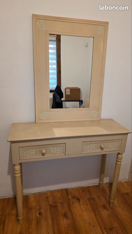 Coiffeuse + miroir (image 1)