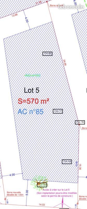 Terrain 570 m² Ablis · 119 000 €
