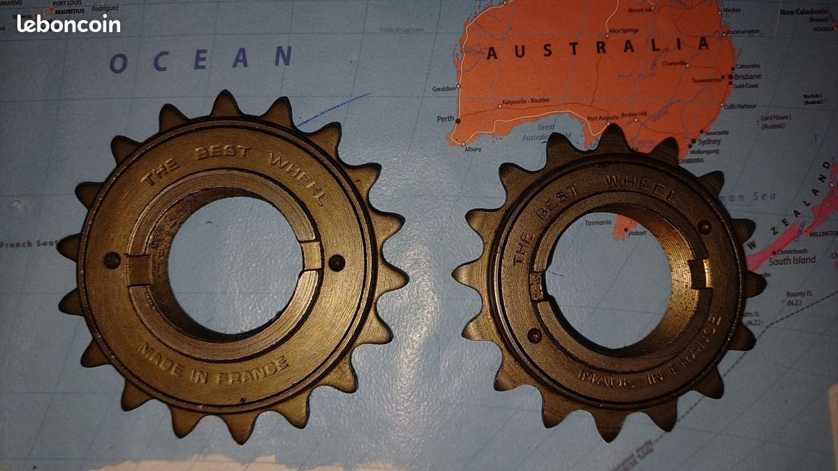 Ancien Pédalier Trois Pièces Vintage – Années 70/80 – Pour Vélo De Collection