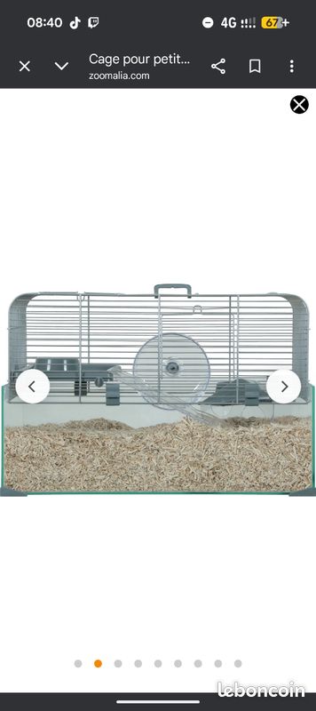 Cage Zolux en Verre pour Hamster (image 2)