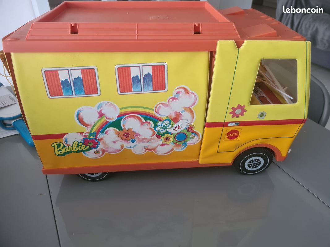 Barbie Camping-car 1970 CAMPER Mattel Van Vintage (image 9)