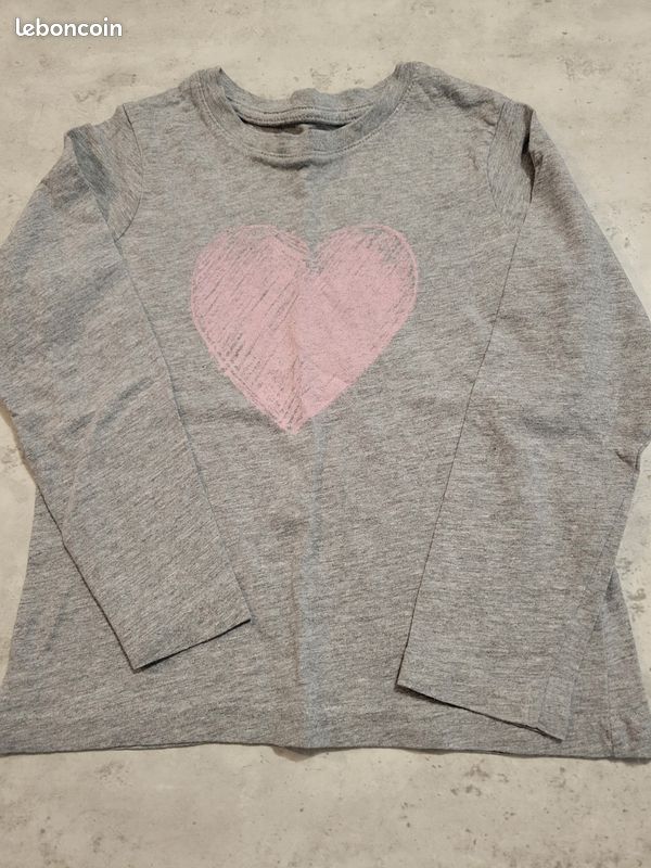Lot 5 t-shirts fille 5 ans (image 5)