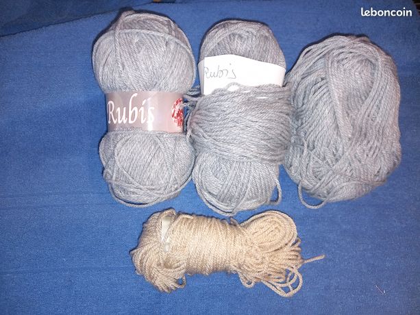 2 Pelotes De Laine BEAUGENCY Rubis - Laine Acrylique Phildar - Aiguille 5 - Neuf France