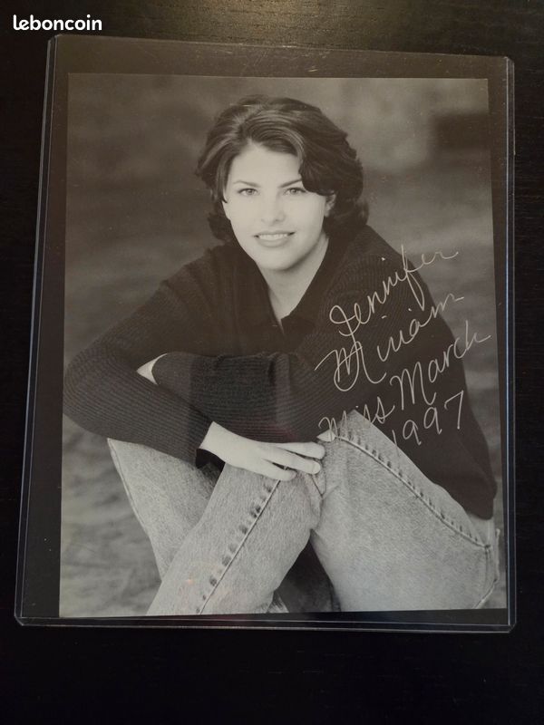 Jennifer Miriam - Playboy - Miss March 1997 - Photo Autographe (image 1)