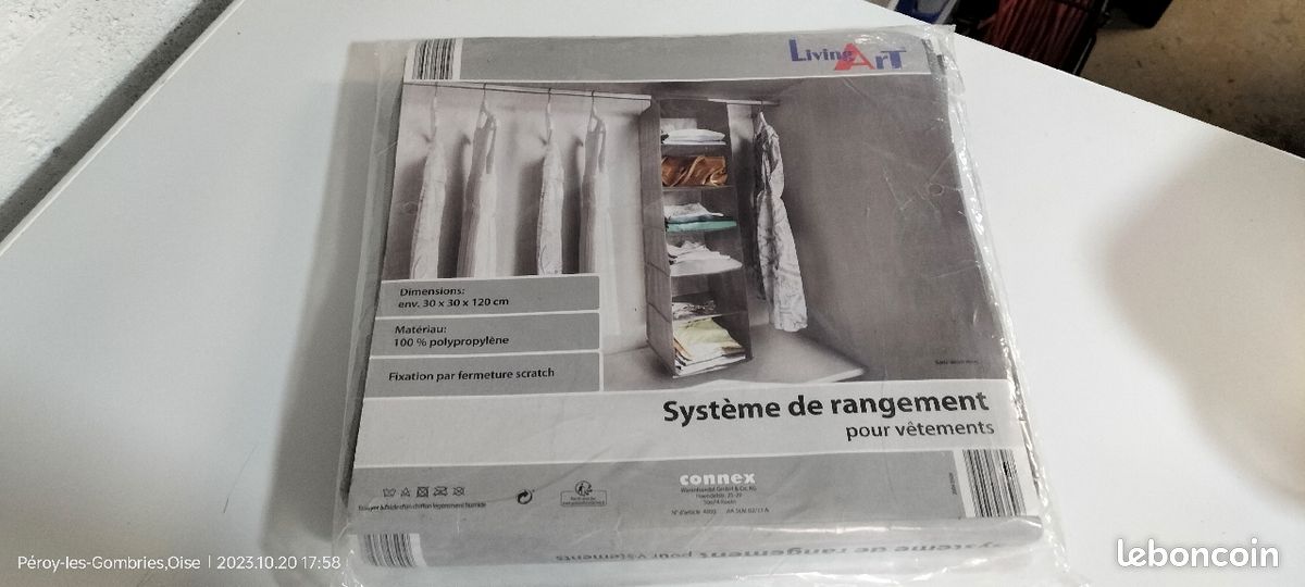 Penderie tissu vêtements - neuf (image 1)