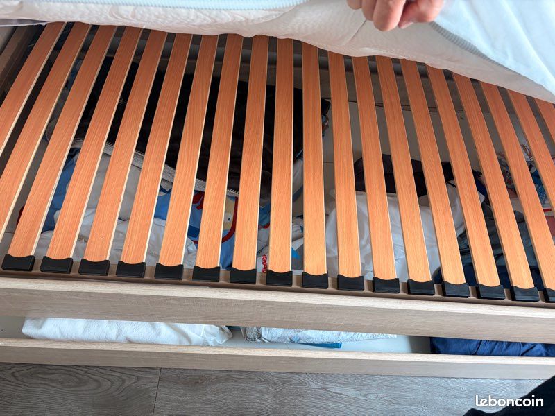 Ensemble lit 1 personne et meuble (image 2)