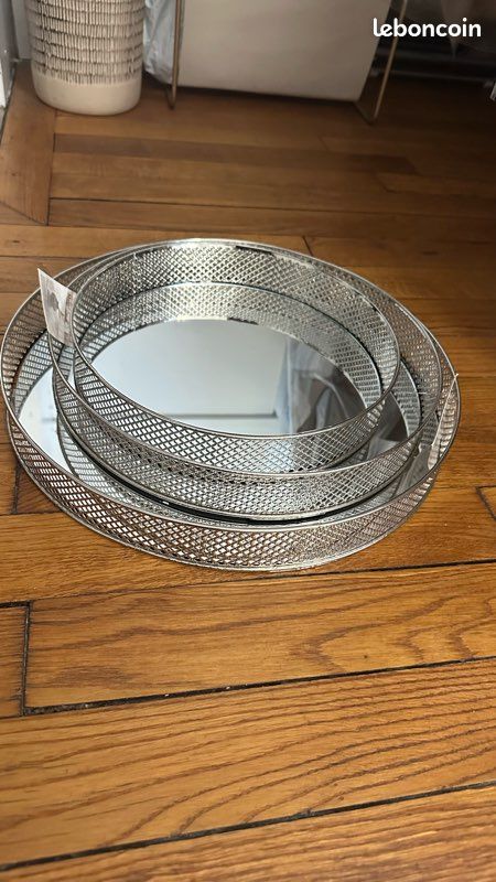 Set de plateaux en verre (image 1)