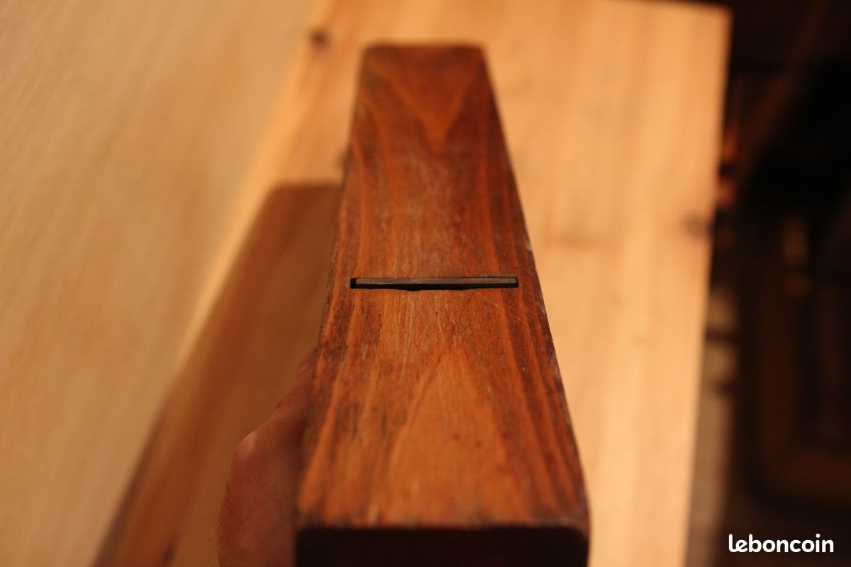 Varlope ancienne en bois n° 26 (image 8)
