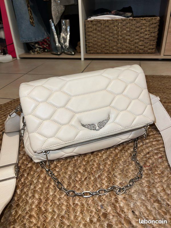 Sac Rocky XL blanc Zadig et Voltaire Accessoires Bagagerie