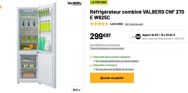 Achetez congélateur 3 occasion, annonce vente à Amélie-les-Bains-Palalda  (66) WB171630440