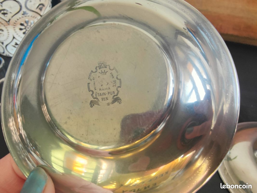 Tasses étain Italien / vintage (image 13)