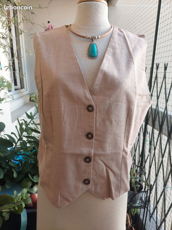 Gilet sans manche Blanche Porte (image 1)