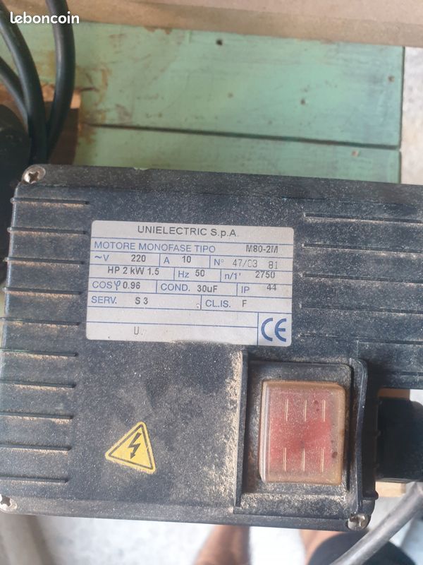 Ponceuse (multifonction) a bois et a fer 6 vitesses (image 2)