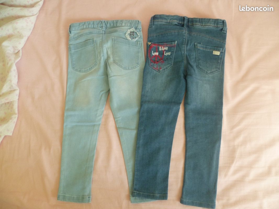 Lot de 2 jeans fille 3 ans (marque Z) (image 2)