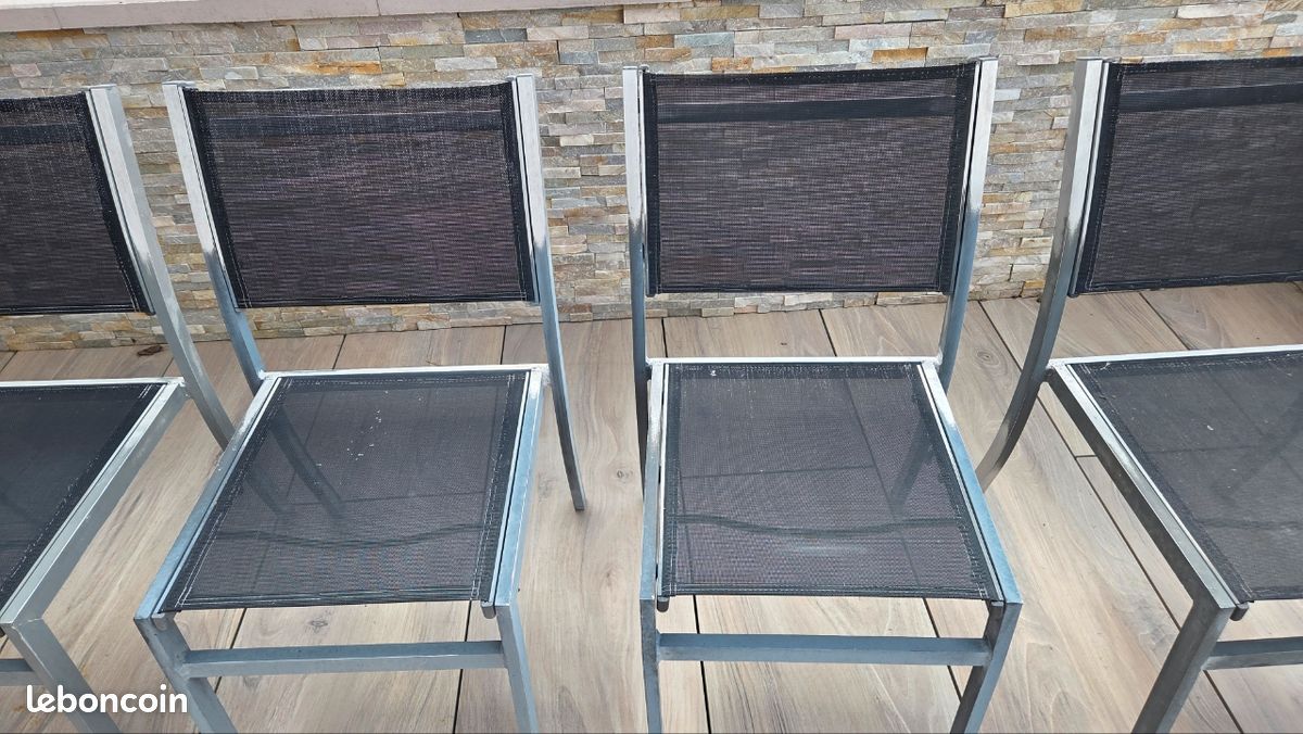 5 Chaises de jardin (image 3)
