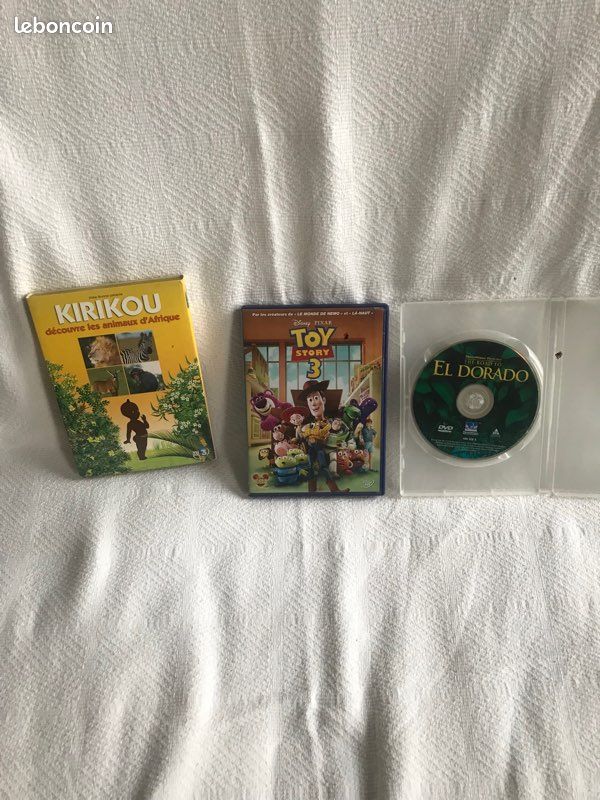 Lot Kirikou + Toys story 3 + Eldorado (image 1)