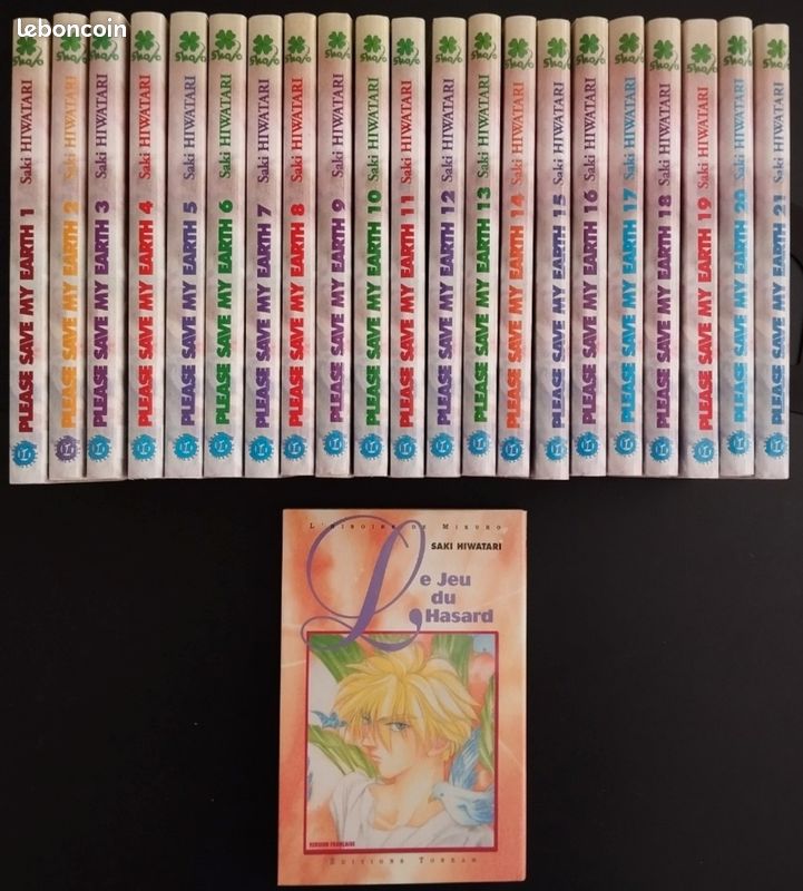 Mangas - Please save my Earth (Intègrale) & Le jeu du hasard - Saki Hiwatari (image 1)