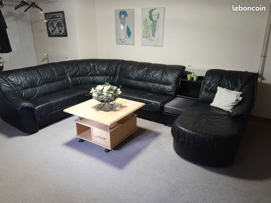 Ensemble canapé chaise longue (image 1)