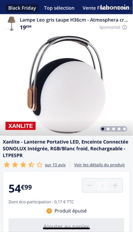 Xanlite lanterne enceinte (image 7)