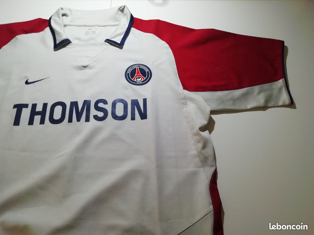 MAILLOT DE FOOTBALL rétro domicile Paris Saint-Germain 2003-2004 EUR 95,00 - FR