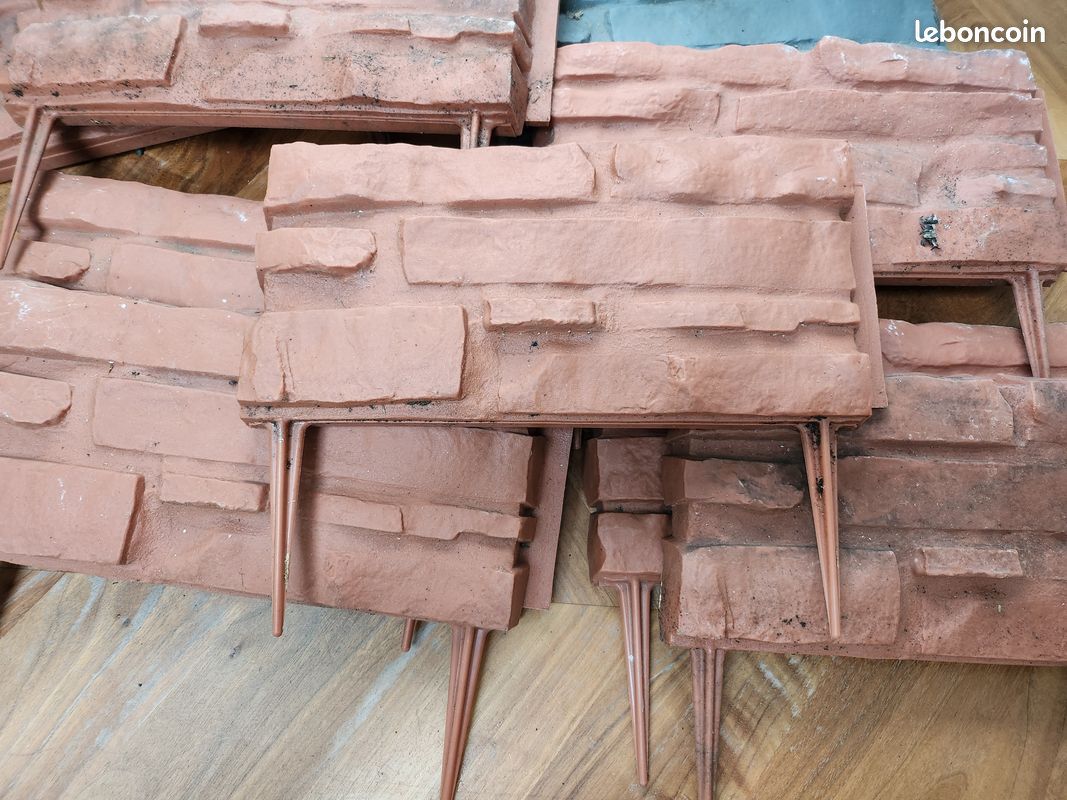 Bordures de jardin en plastique imitation brique lot de 9 (image 3)