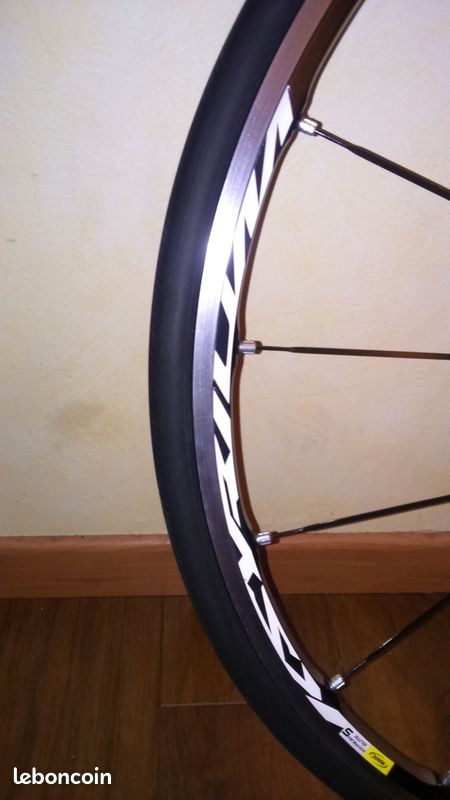 Paire de Roues vélo - Cycle courses Mavic roue libre + pneus + housses (image 6)