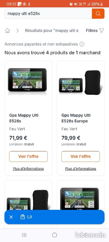 Gps mappy ulti E528 S (image 2)