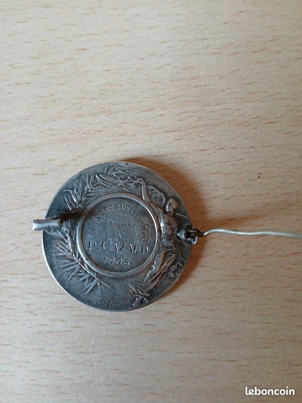 BELLE MÉDAILLE FRANCE Marianne au casque et coq - ROUMOIS EUR 8,00