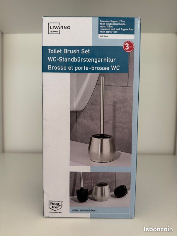 Brosse et porte brosse WC (image 1)