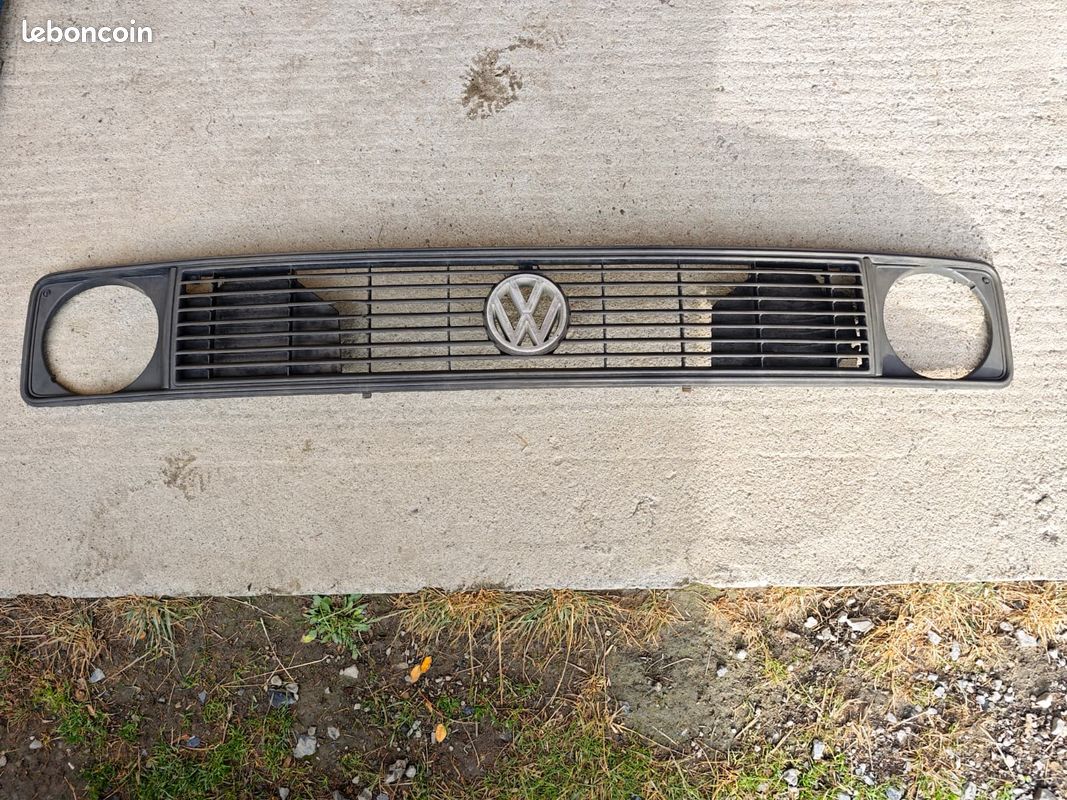 VW Transporter T3 T25 calandre 2 feux ronds gros sigle VW d'origine ...