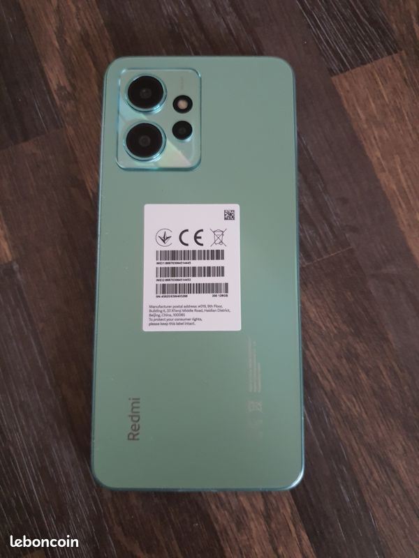 Telephone portable XIAOMI Redmi Note 12 débloqué 4GB RAM 128GB ROM avec coque à rabat (image 10)