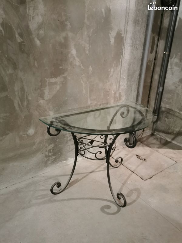 Vend guéridon fer forgé (image 3)