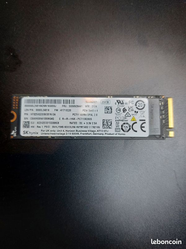 Disque dur M2 256go (image 1)