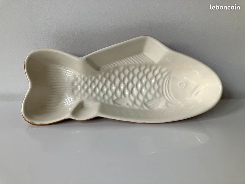 Vieux Moule En Céramique Pour Appât De Pêche Scioto Medium Fish 3252 - 1997, état Cool