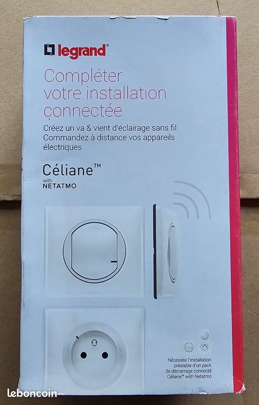 Pack extension connecté Legrand Céliane - Netatmo TITANE 3414971015135