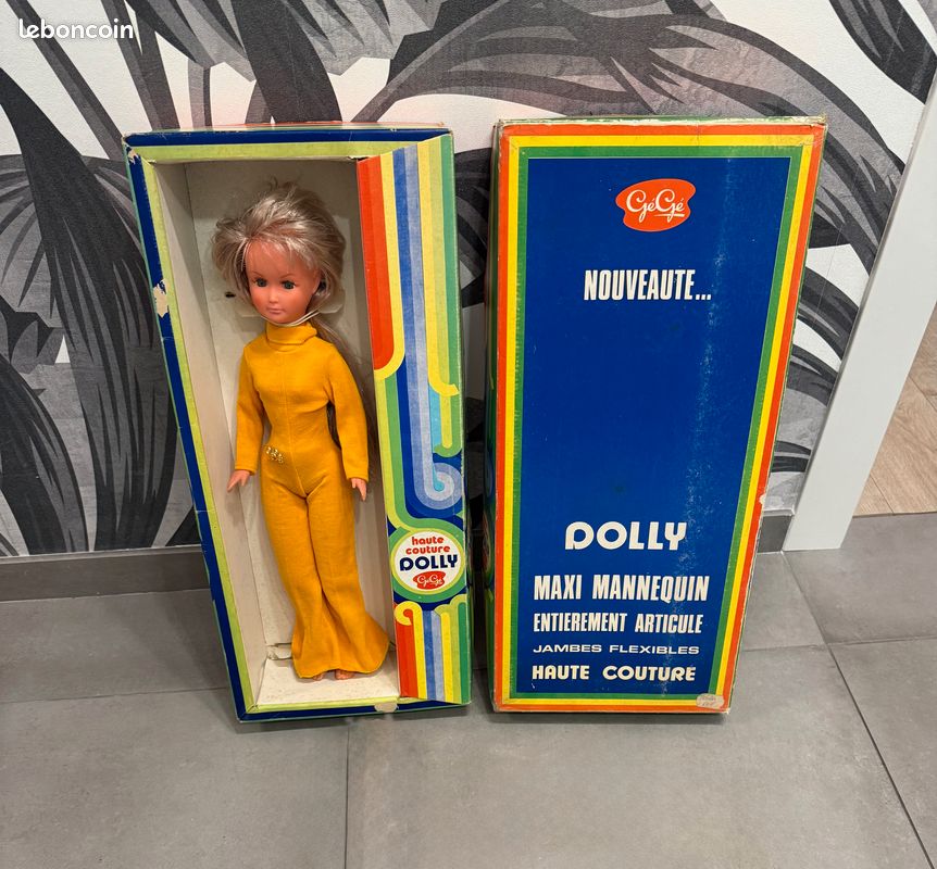 Jouet Ancien 1960 Dolly Salon De Coiffure - Plastique Oyonnax, En Boîte D'origine