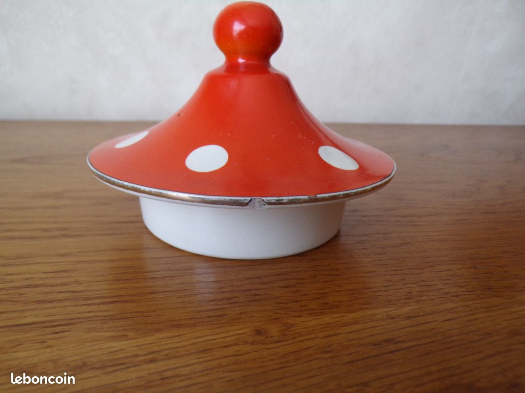 Théière ancienne SARREGUEMINES confettis DR59 (image 9)