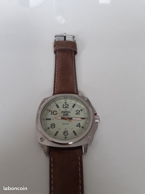 Montre Bracelet Spirit Of St Louis - Mouvement Quartz, Unisexe Adulte