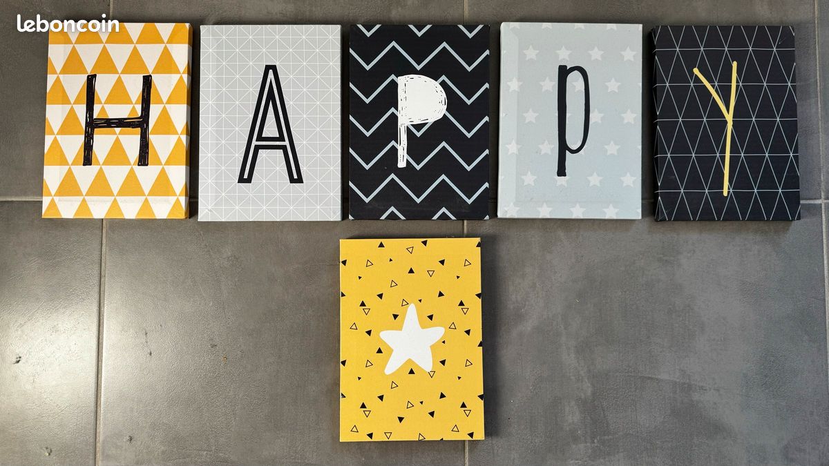 Tableau chambre enfant HAPPY Maisons du Monde (image 1)