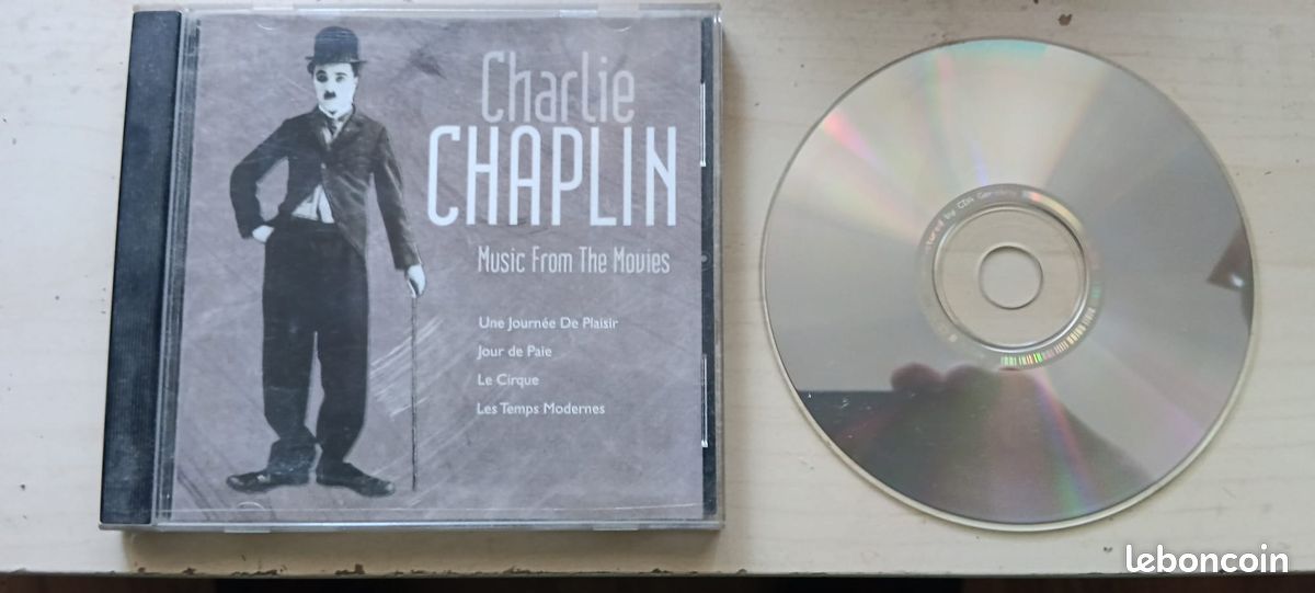 CD musiques des films de Charlie Chaplin - musiques originales remastérisées - CD comme neuf - son superbe (image 1)